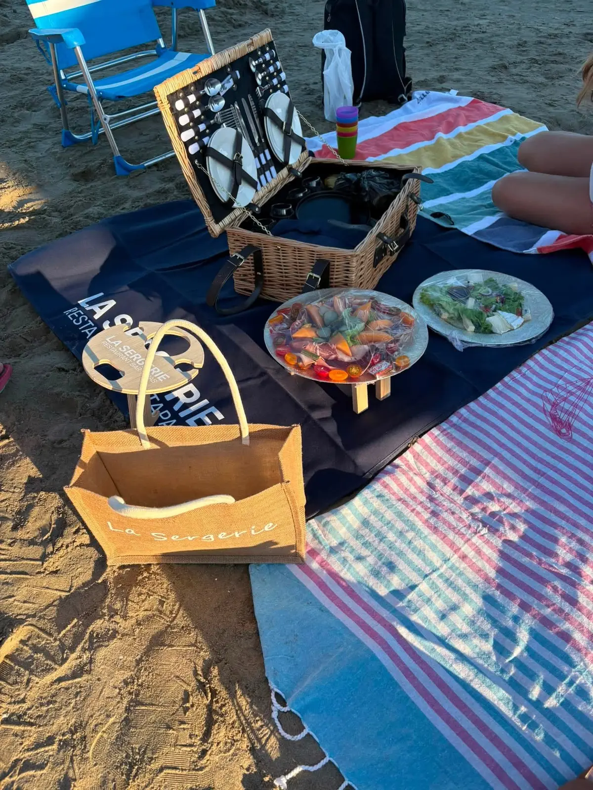 Pique-nique La Sergerie sur la plage du Grau d’Agde